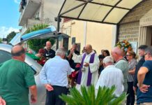 APRILIA – I FUNERALI DI GIORGIO NARDIN